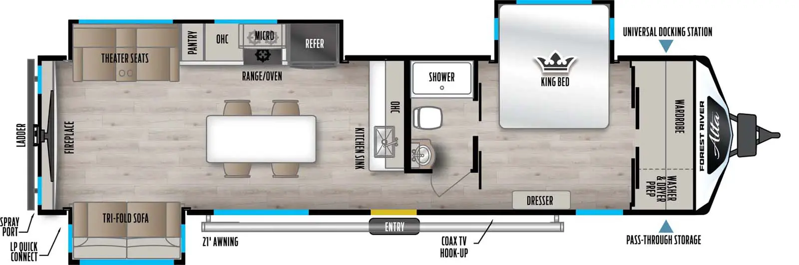 3250KXT Floorplan Image